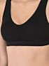 Softline Women's Non Padded Wire Free Sports Bra in 100% Cotton Fabric with Full Cup Coverage, Broad Underband,Double Layered Cups, and Slip On Design