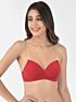 Softline Women's Padded Wire Free T-Shirt Bra in Cotton Stretch Fabric with Elastic Straps, Full Cup design, and Hook Closure