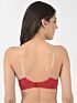Softline Women's Padded Wire Free T-Shirt Bra in Cotton Stretch Fabric with Elastic Straps, Full Cup design, and Hook Closure
