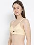 Softline Women's Non Padded Wire Free Bra in 100% Cotton Fabric with Elastic Straps and Hook Closure 