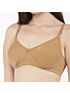 Softline Women's Non Padded Wire Free Everyday Bra in Cotton Poly Fabric with Elastic Straps and Hook Closure (C Cup)