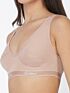 Softline Women's Non Padded Wire Free Sports Bra in 100% Polyester Fabric with High Elasticity, No Hook Design, and Slip on Style