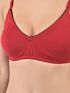 Softline Women's Non Padded Wire Free T-Shirt Bra in Cotton Stretch Fabric with Elastic Straps, Full Cup design, and Hook Closure