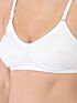 Softline Women's Non Padded Wire Free Bra in Cotton Stretch Fabric with Double Layered Cups Full Coverage, Elastic Straps, and Hook Closure 