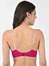 Softline Women's Padded Wire Free T-Shirt Bra in Cotton Stretch Fabric with Elastic Straps, Full Cup design, and Hook Closure