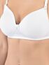 Softline Women's Padded Wire Free T-Shirt Bra in Cotton Stretch Fabric with Elastic Straps, Full Cup design, and Hook Closure