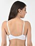 Softline Women's Padded Wire Free T-Shirt Bra in Cotton Stretch Fabric with Elastic Straps, Full Cup design, and Hook Closure