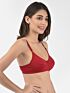 Softline Women's Non Padded Wire Free T-shirt Bra in Cotton Poly Fabric with Elastic Straps, Double Layered Moulded Cups, and Hook Closure