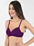 Softline Women's Padded Wire Free T-Shirt Bra in Cotton Stretch Fabric with Elastic Straps, Full Cup design, and Hook Closure