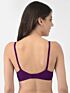 Softline Women's Padded Wire Free T-Shirt Bra in Cotton Stretch Fabric with Elastic Straps, Full Cup design, and Hook Closure