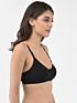 Softline Women's Non Padded Wire Free T-Shirt Bra in Cotton Stretch Fabric with Elastic Straps, Full Cup design, and Hook Closure