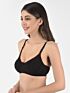 Softline Women's Non Padded Wire Free T-Shirt Bra in Cotton Stretch Fabric with Elastic Straps, Full Cup design, and Hook Closure