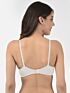 Softline Women's Padded Wire Free T-Shirt Bra in Cotton Stretch Fabric with Elastic Straps, Full Cup design, and Hook Closure