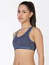 Softline Women's Non Padded Wire Free Sports T-Shirt Bra in Cotton Stretch Fabric with Full Cup Coverage, Broad Underband, Double Layered Cups, and Slip On Design