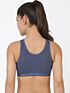 Softline Women's Non Padded Wire Free Sports T-Shirt Bra in Cotton Stretch Fabric with Full Cup Coverage, Broad Underband, Double Layered Cups, and Slip On Design