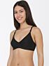 Softline Women's Non Padded Wire Free Bra in 100 % Polyester Fabric with Elastic Straps and Hook Closure
