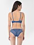 Softline Women's Non Padded Wire Free Bridal Bra & Panty Set in Nylon Spandex Fabric with Straight Back, Elastic Straps, and Hook Closure
