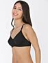 Softline Women's Non Padded Wire Free Bra in 100 % Polyester Fabric with Elastic Straps and Hook Closure