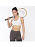 Softline Women's Non Padded Sports Bra in 100% Polyester Fabric With Slip on Style and No Hook Closure