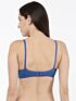 Softline Women's Non Padded Wire Free T-Shirt Bra in Poly Cotton Fabric with Moulded Cups, Transparent Straps, and Hook Closure (B Cup)