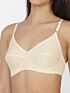Softline Women's Non Padded Wire Free Bra in 100% Polyester Fabric with Elastic Straps and Hook Closure