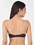 Softline Women's Padded Wire Free T-Shirt Bra in Cotton Stretch Fabric with Elastic Straps, Full Cup design, and Hook Closure