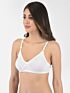 Softline Women's Non Padded Wire Free T-shirt Bra in Cotton Poly Fabric with Elastic Straps, Double Layered Moulded Cups, and Hook Closure