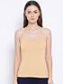 Softline Women's Camisole in 100% Cotton Stretch with High Stretchability, Slim Shoulder Straps, and Snug Fit