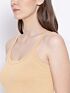 Softline Women's Camisole in 100% Cotton Stretch with High Stretchability, Slim Shoulder Straps, and Snug Fit