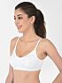 Softline Women's Non Padded Wire Free Sports Bra in 100% Cotton Fabric with Full Cup Coverage, Double Layered Cups, and Slip On Design