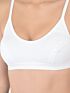 Softline Women's Non Padded Wire Free Sports Bra in 100% Cotton Fabric with Full Cup Coverage, Double Layered Cups, and Slip On Design