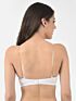 Softline Women's Padded Wired T-Shirt Bra in Cotton Stretch Fabric with Elastic Straps, Full Cup design, and Hook Closure