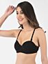 Softline Women's Padded Wired T-Shirt Bra in Cotton Stretch Fabric with Elastic Straps, Full Cup design, and Hook Closure