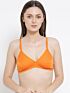 Softline Women's Non Padded Wire Free Bra in Poly Cotton Fabric with Elastic Straps and Hook Closure