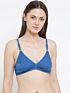Softline Women's Non Padded Wire Free Bra in Poly Cotton Fabric with Elastic Straps and Hook Closure