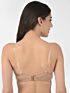Softline Women's Padded Wire Free T-Shirt Bra in Cotton Stretch Fabric with Elastic Straps, Full Cup design, and Hook Closure