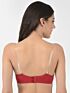 Softline Women's Padded Wire Free T-Shirt Bra in Cotton Stretch Fabric with Elastic Straps, Full Cup design, and Hook Closure