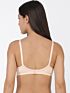Softline Women's Lightly Padded Wire Free Bra in 100% Polyester Fabric with Elastic Straps and Hook Closure